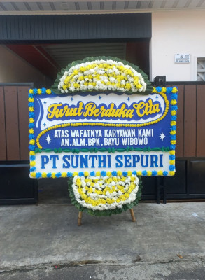 Papan Bunga Duka di Sumbersari